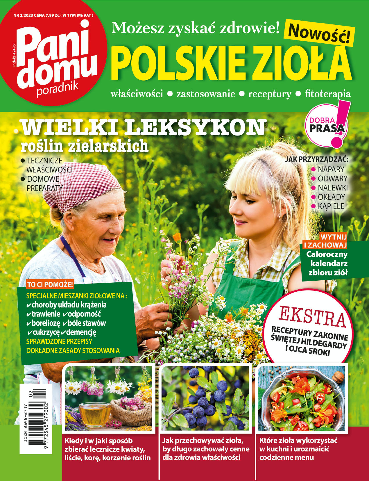 Pani Domu Poradnik „polskie Zioła” Wydawnictwo Bauer 9617