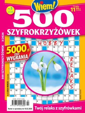 500 Szyfrokrzyżówek