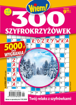 300 Szyfrokrzyżówek